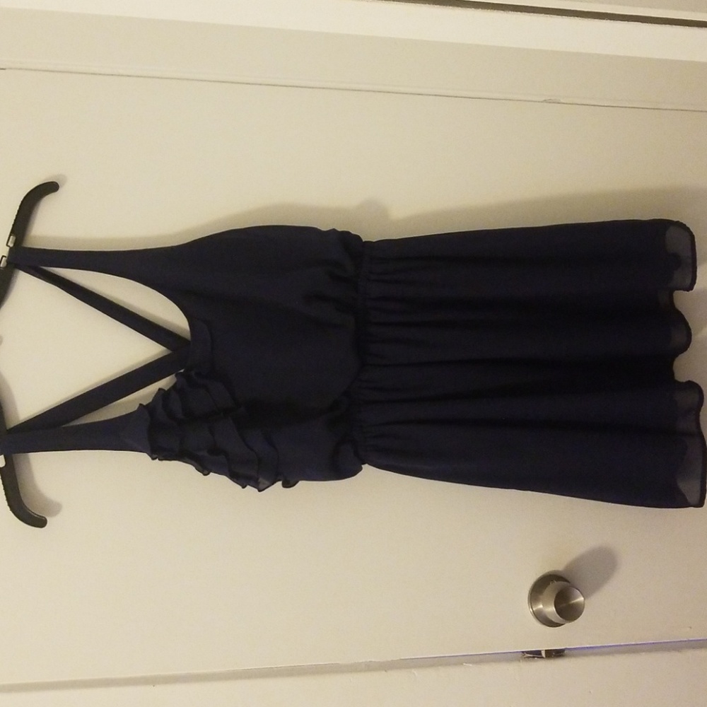 Navy blue dress